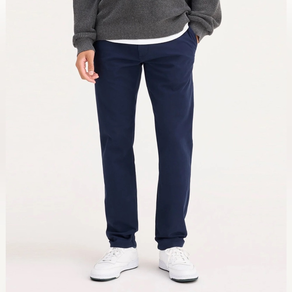 Dockers Navy Athletic Fit Trousers 29x30